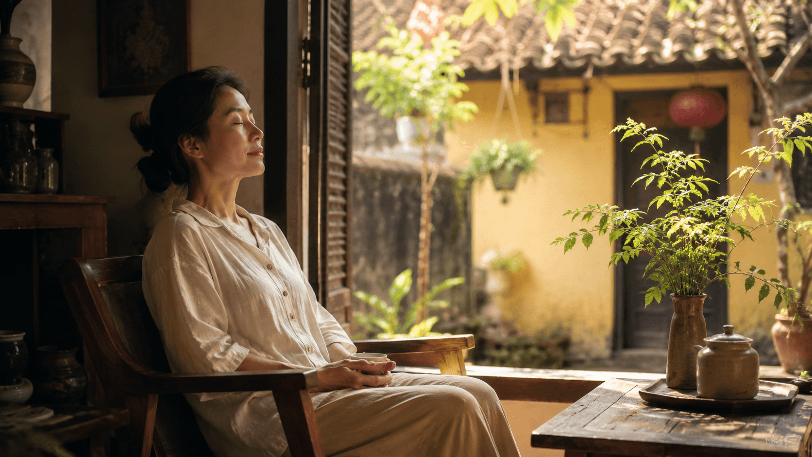 Học thở chậm giữa ngày dài