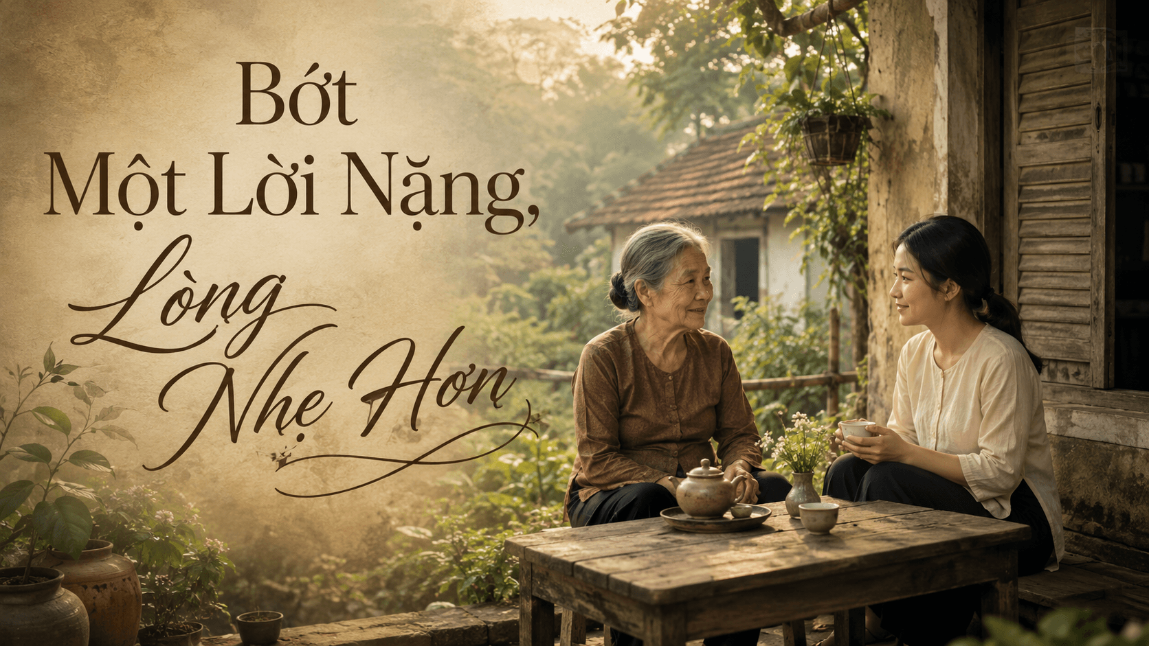 Bớt Một Lời Nặng Lòng Nhẹ Hơn